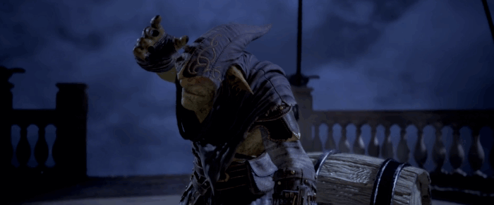 Gif картинка "Стикс теряет сознание"