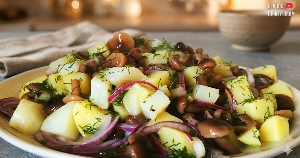 Король постного стола! Сытный салат за копейки (без грамма мяса)