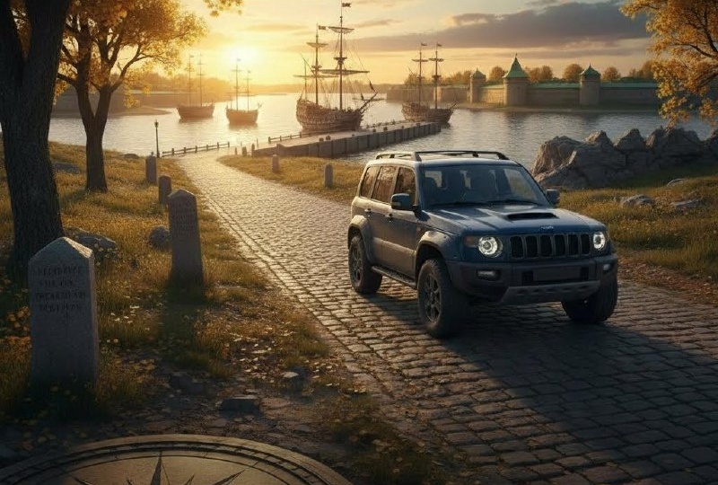 Петровскими дорогами на автомобиле: из Петербурга к истокам Балтийского флота