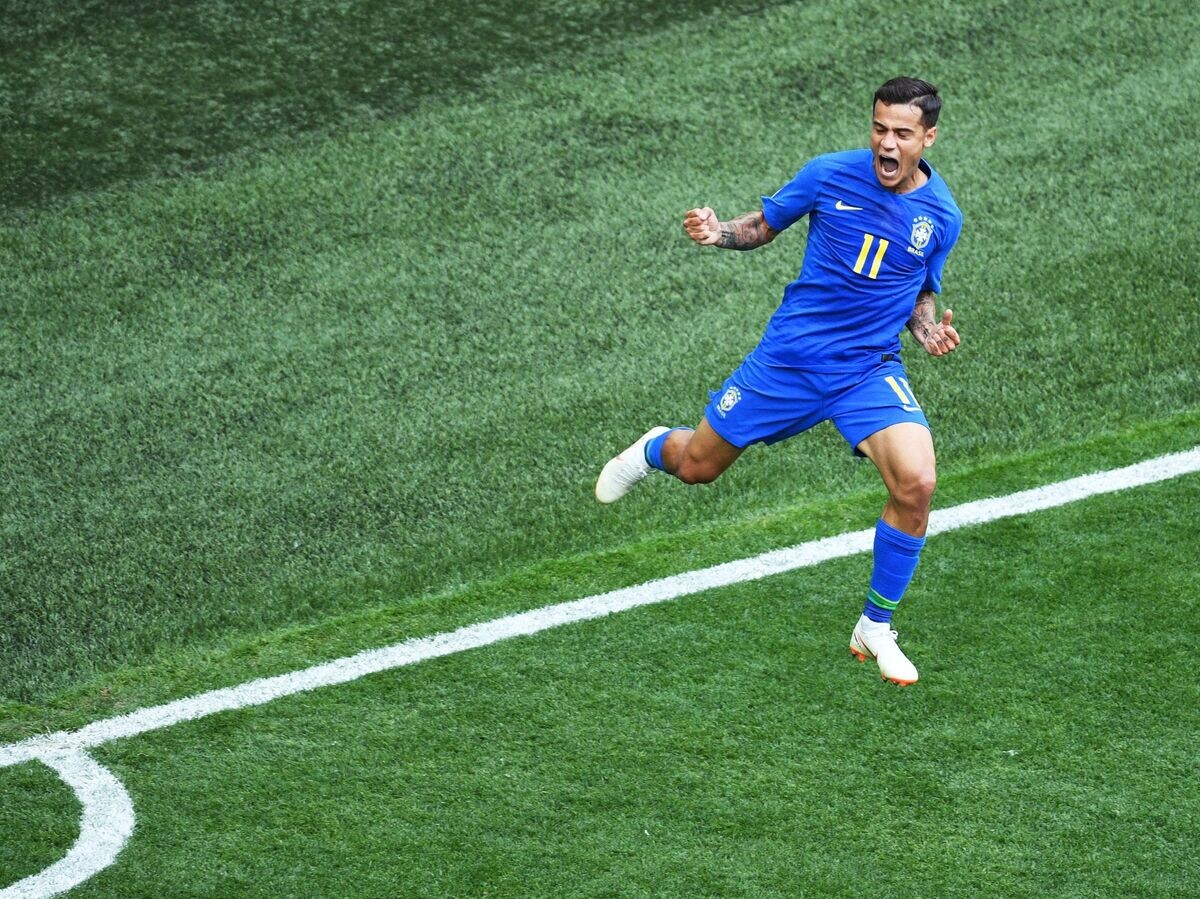    Полузащитник сборной Бразилии Филиппе Коутиньо | © РИА Новости / Александр Кряжев