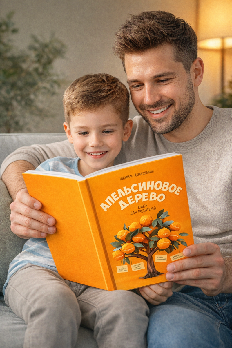 Больше практичных советов по воспитанию детей - в книге Шамиля Ахмадуллина "Апельсиновое дерево"