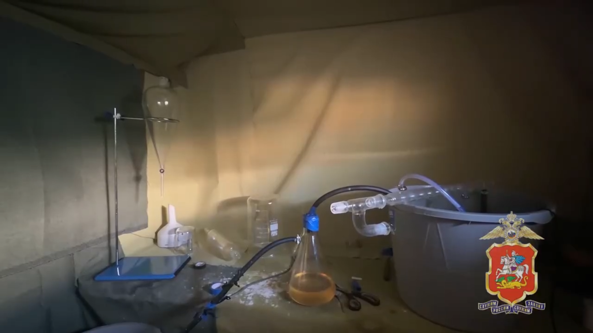    Ликвидировали подпольную нарколабораторию в подмосковных Химках