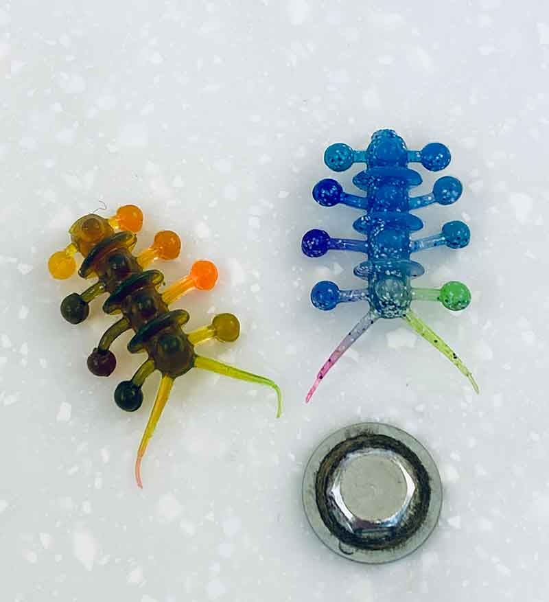 как получился такой цвет приманки?