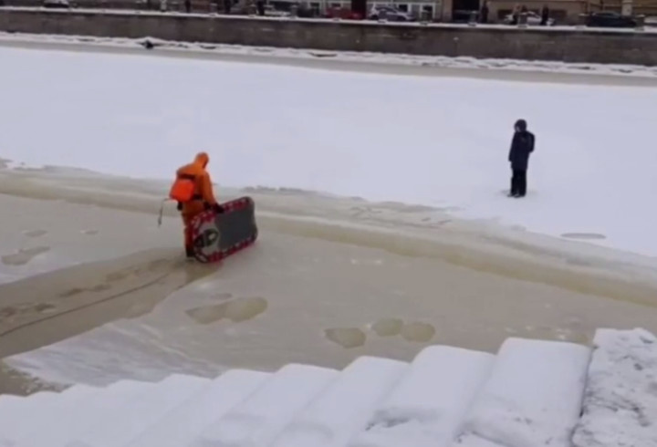 фото: скриншот видео VK / СПб ГКУ «ПСО Центрального район»