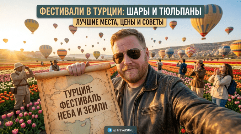 Фестивали в Турции: воздушные шары в Каппадокии и тюльпаны