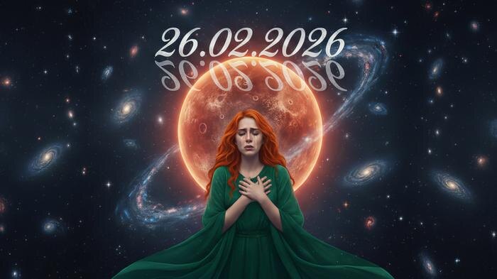 Зеркальная дата 26.02.2026 — почему в начало ретроградного Меркурия нельзя загадывать желания. Обложка © Nano Banana AI