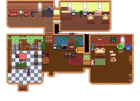 две верхние комнаты были куплены очень давно.