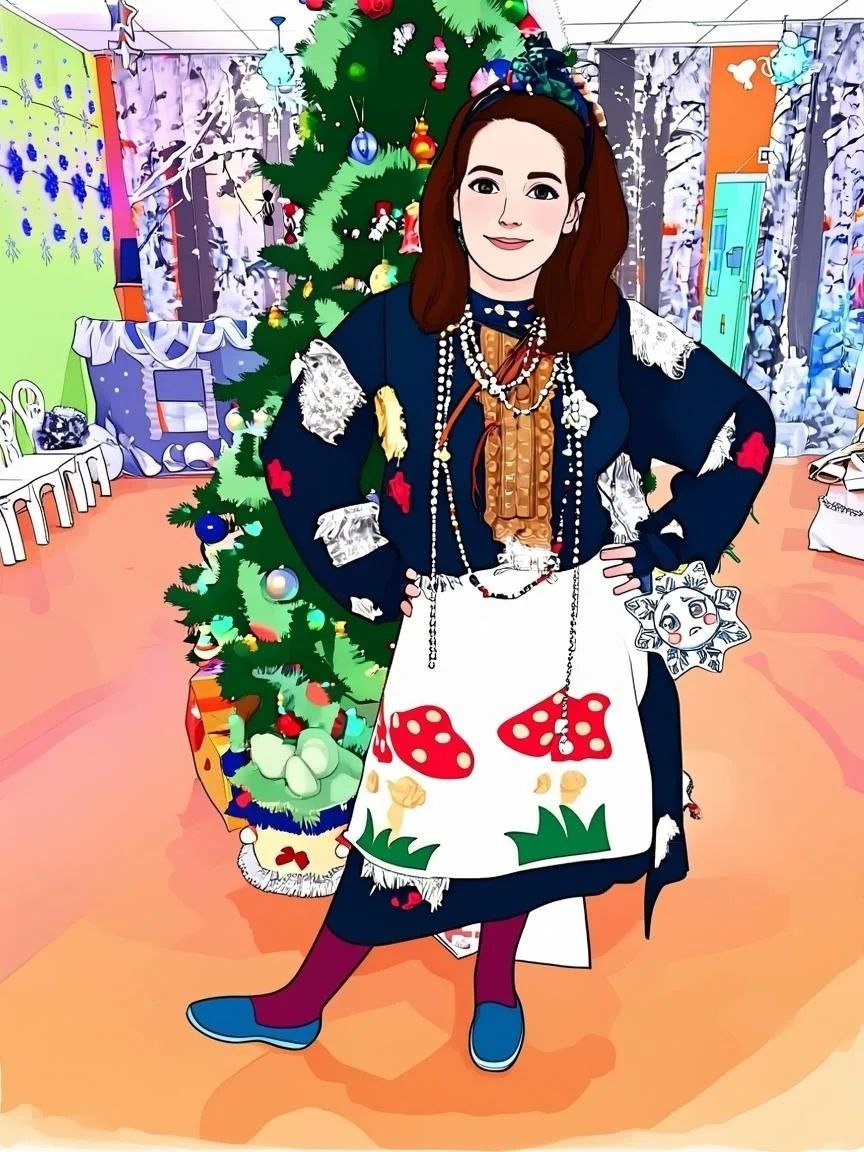 от, эт я. Бабу Ягу играла, ага) мне тут, конечно, польскими, но мне приятно