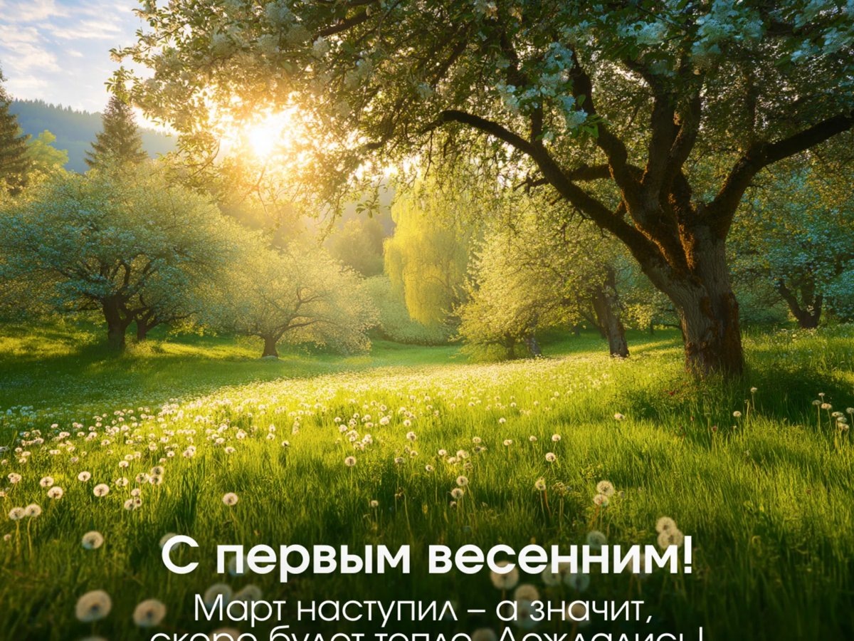    1 марта 2026: красивые картинки, поздравления и стихи с первым днем весны