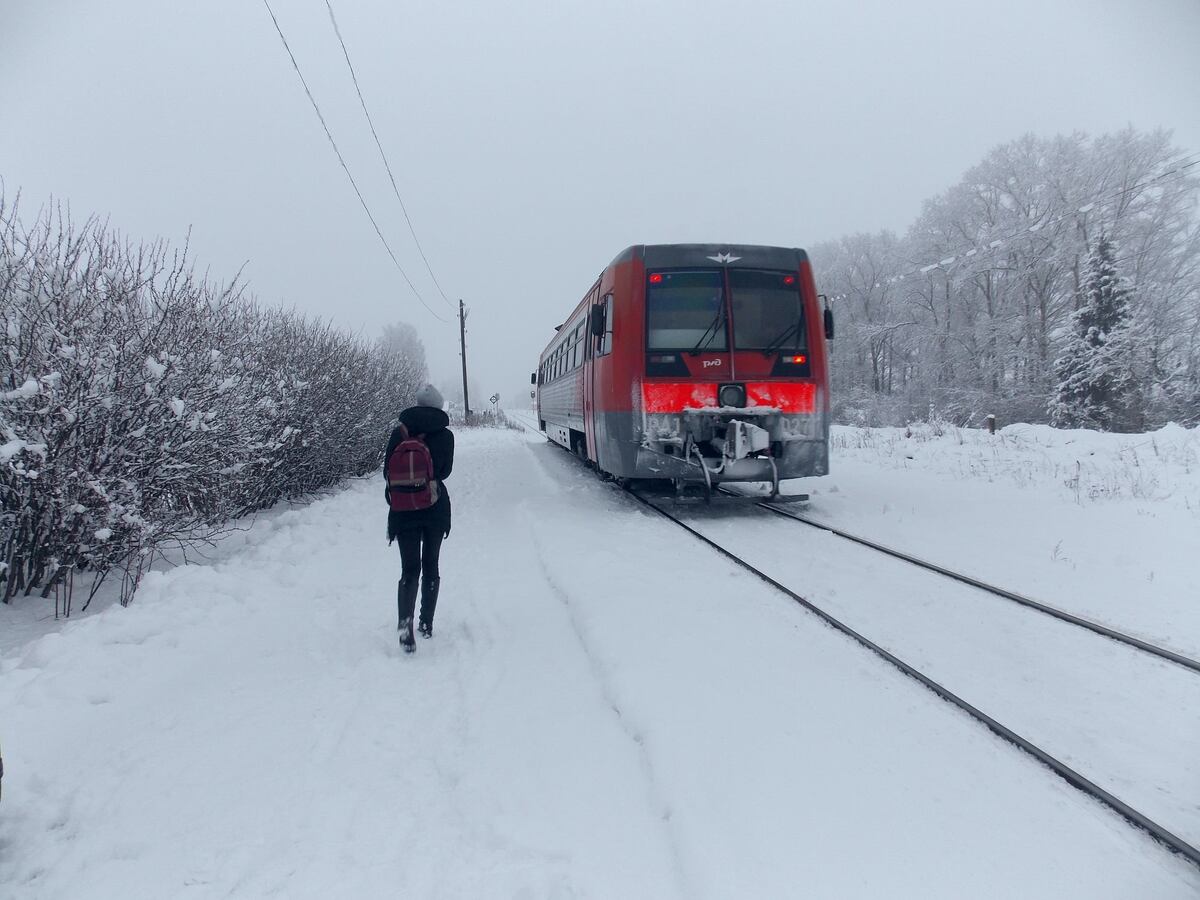 Фото Михаила Летуева. Станция Пожитово, 2021 г.