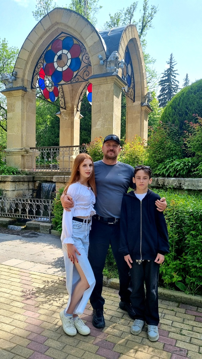 С детишками в парке