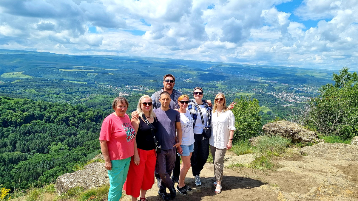 С подписчиками в верхнем парке