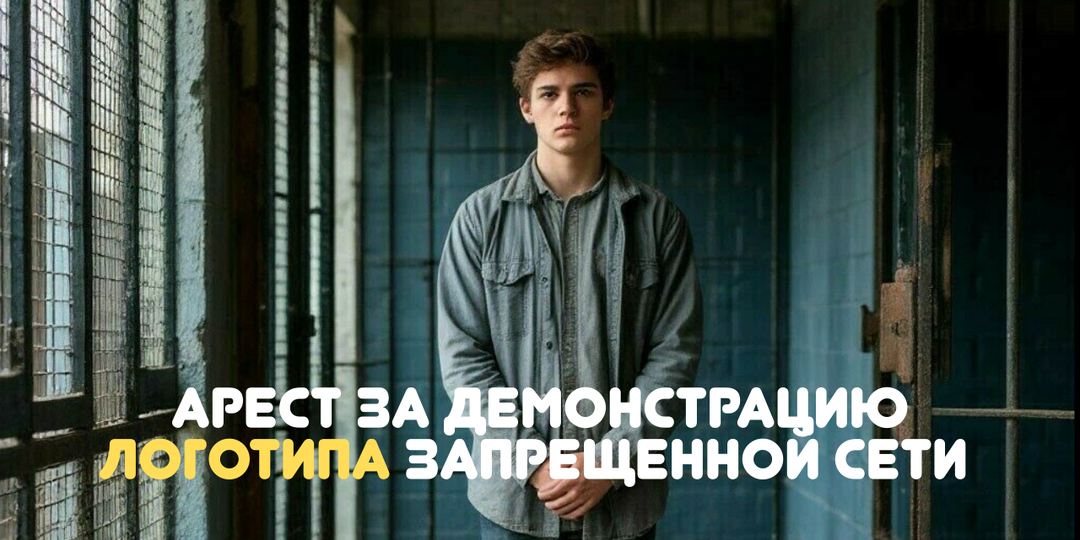 Арестовали за логотип запрещенной соцсети