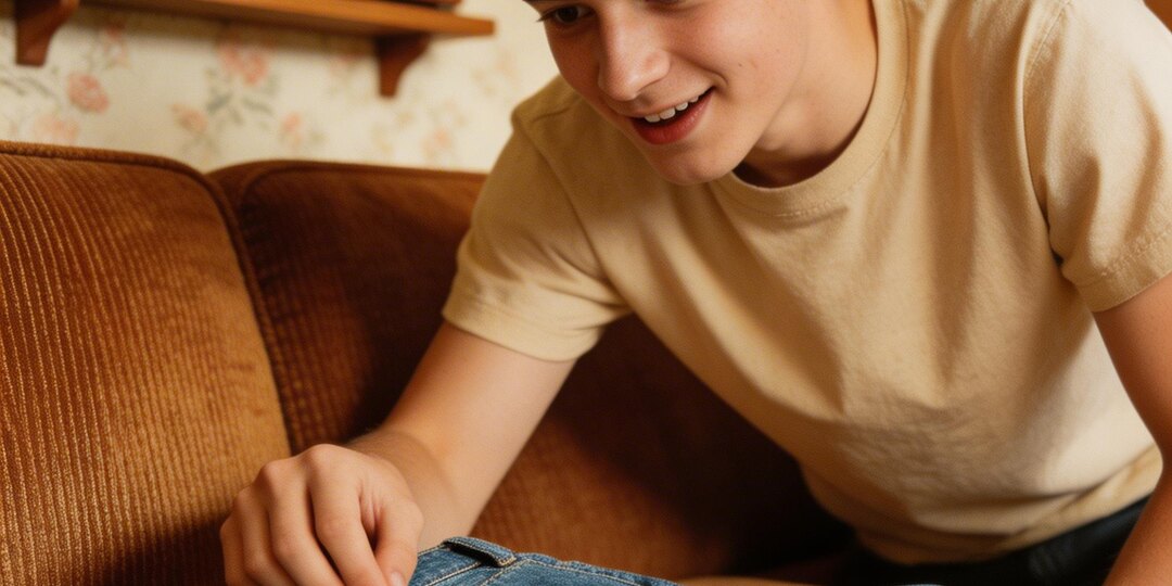 Мои первые фирменные джинсы: я копил на них полгода, боялся в них садиться, но чувствовал себя голливудской звездой.