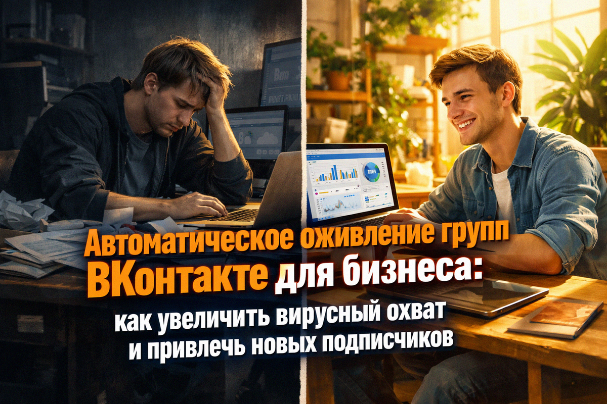    Как вернуть жизнь "мертвым" группам ВКонтакте? Узнайте секреты продвижения ВК с помощью автоматизации и качественного контента! Артём Качанов