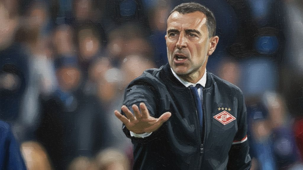 Главный тренер московского "Спартака" испанец Хуан Карлос Карседо. Фото из интернета.