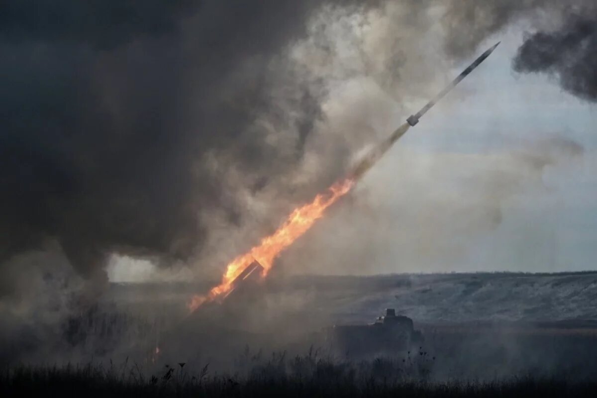    Боевая работа расчета РСЗО «Ураган» 288-й гвардейской артиллерийской бригады группировки войск «Запад» на харьковском направлении СВО.