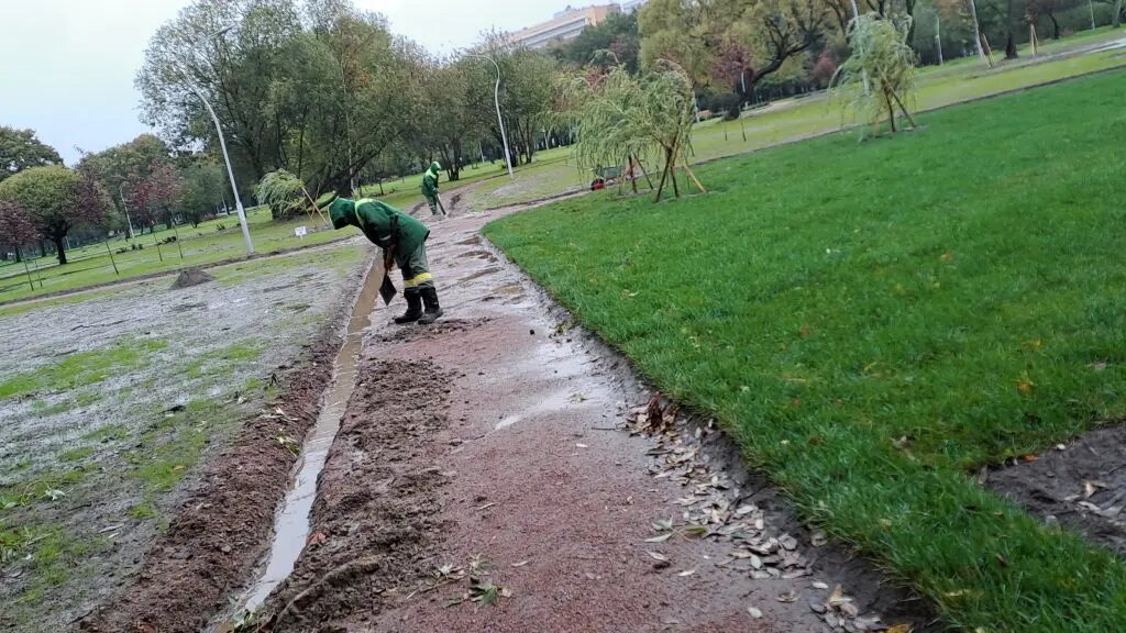    Парк Авиаторов 28 марта. Фото: Мойка78