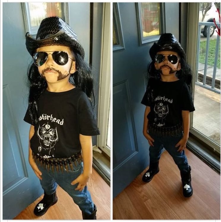 Лемми? Нет, но похожий на него ребёнок