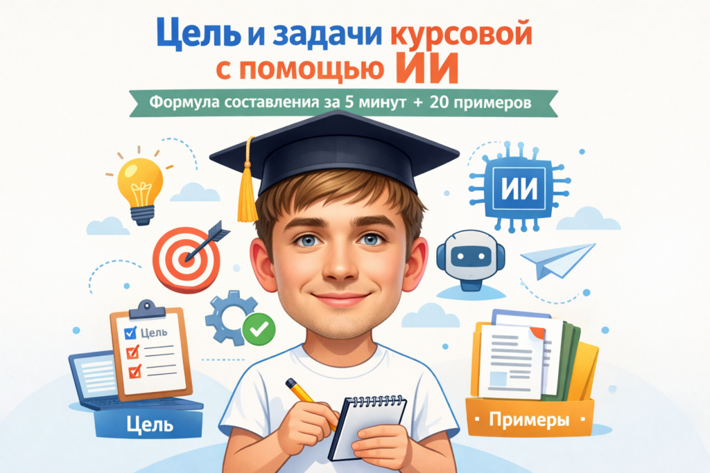    Цель и задачи курсовой с ИИ: формула за 5 минут и 20 практических примеров admin