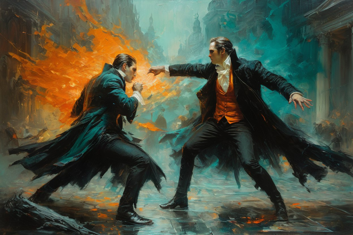 Картинка - это уличный бой из "Собирателя". Не работает генератор чего-то