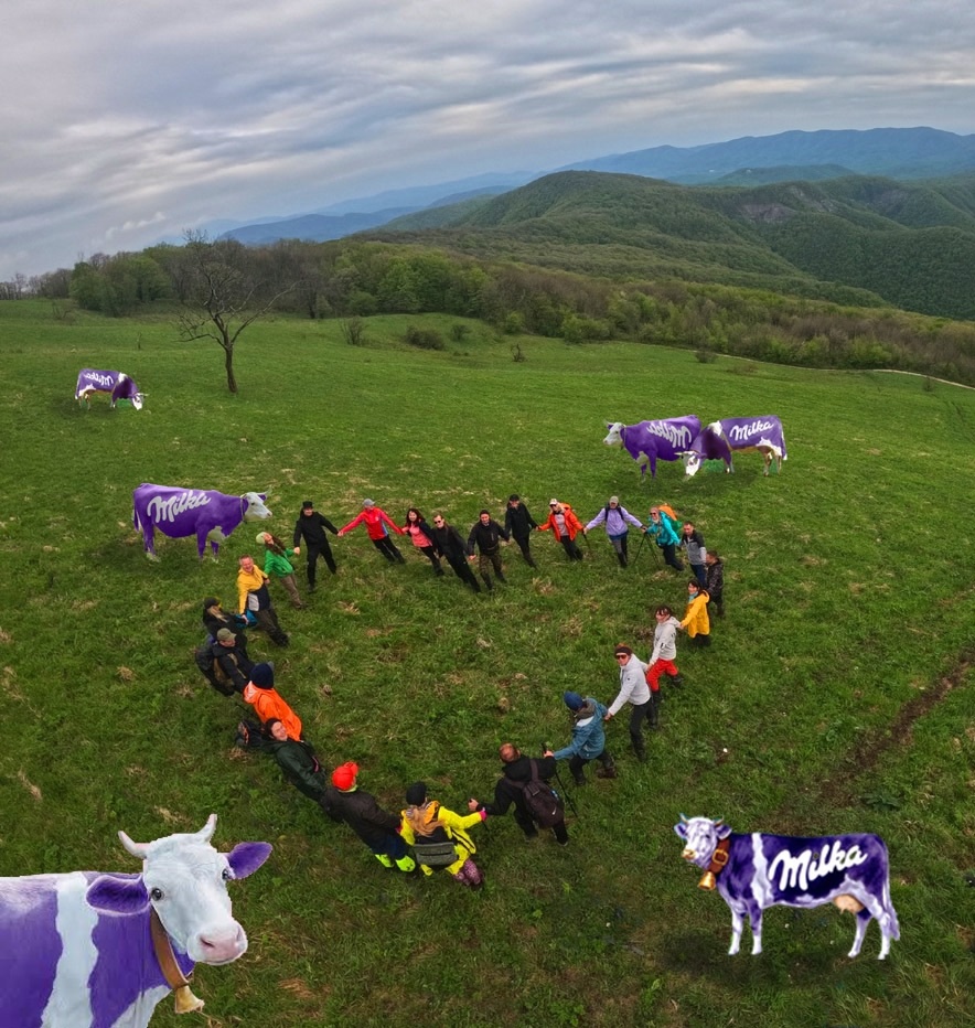 На горе Облего в апреле 2025 года