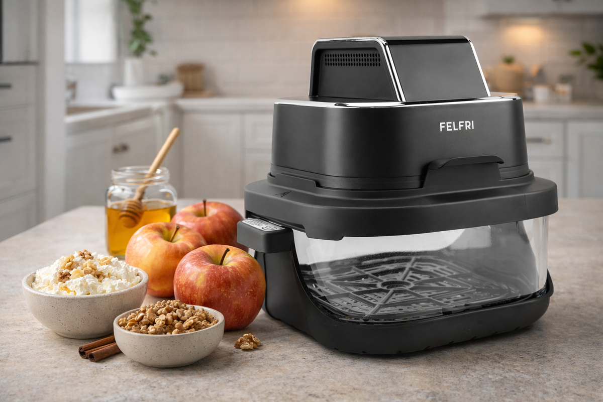 Яблоки в аэрогриле 