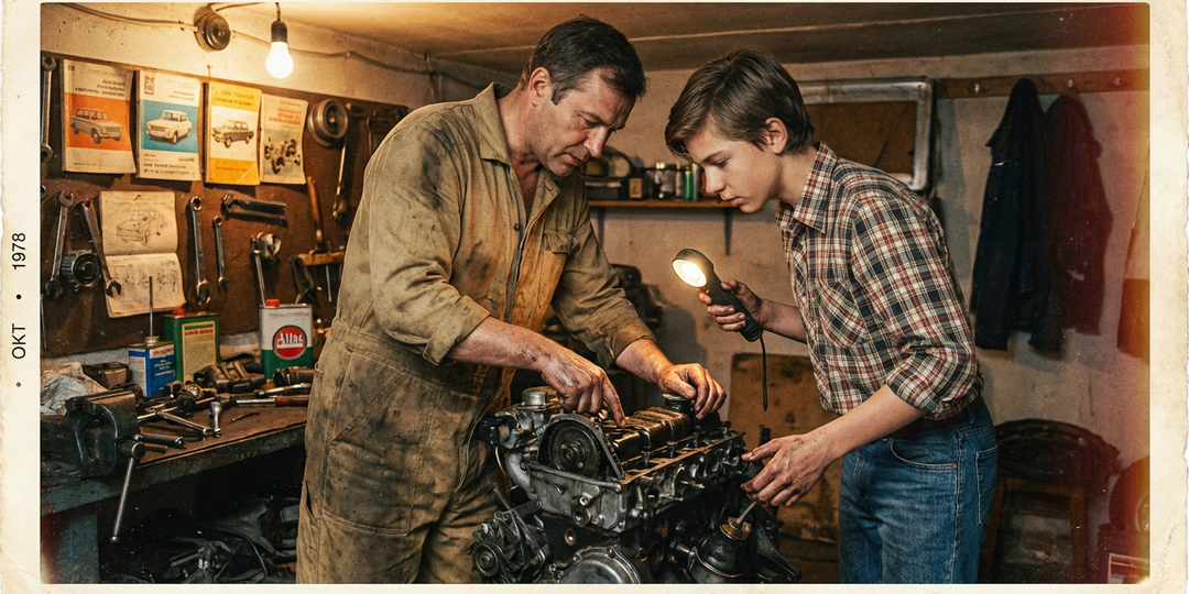 Как мы с отцом «перебирали» двигатель «Жигулей». Я больше мешал, чем помогал, но это был главный урок жизни.