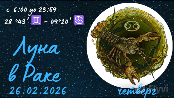 Луна в раке