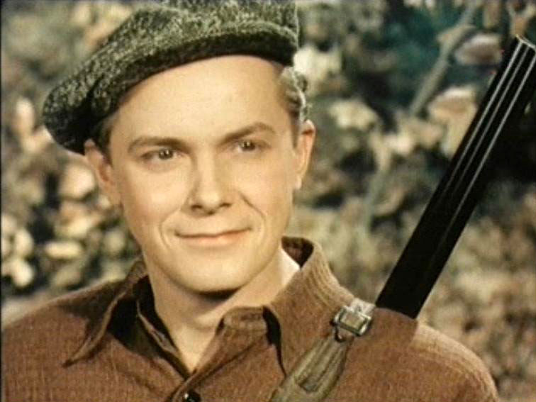 Борис Битюков. Кадр из фильма "Случай в тайге"