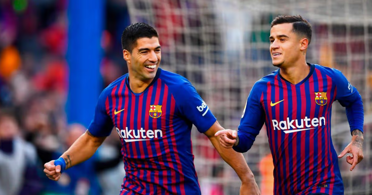 2018 год. Коутиньо и Луис Суарес в Чемпионате Испании