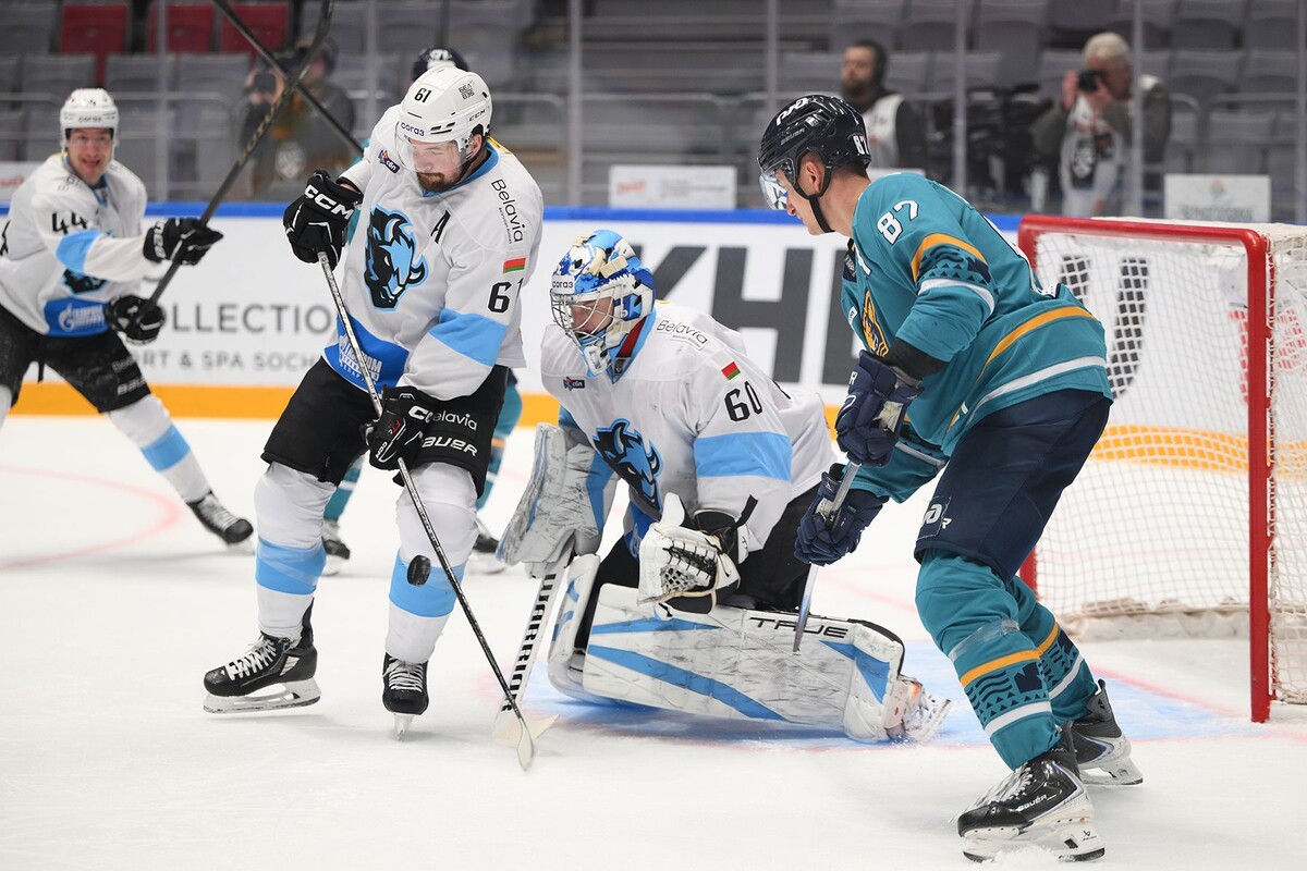  Фрагмент матча «Сочи» – «Динамо-Минск».  © ХК «Сочи»