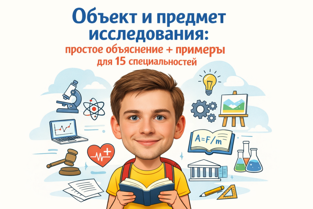    Примеры объекта и предмета исследования для курсовых работ admin