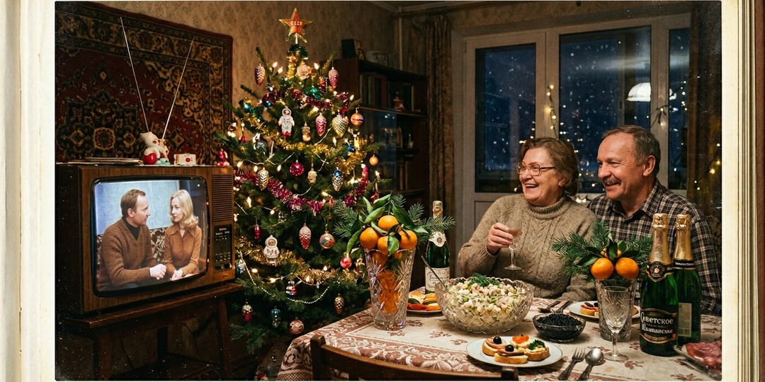 Новый год в СССР: мандарины, «Оливье» и «Ирония судьбы». Почему эта простая формула счастья работала безотказно?