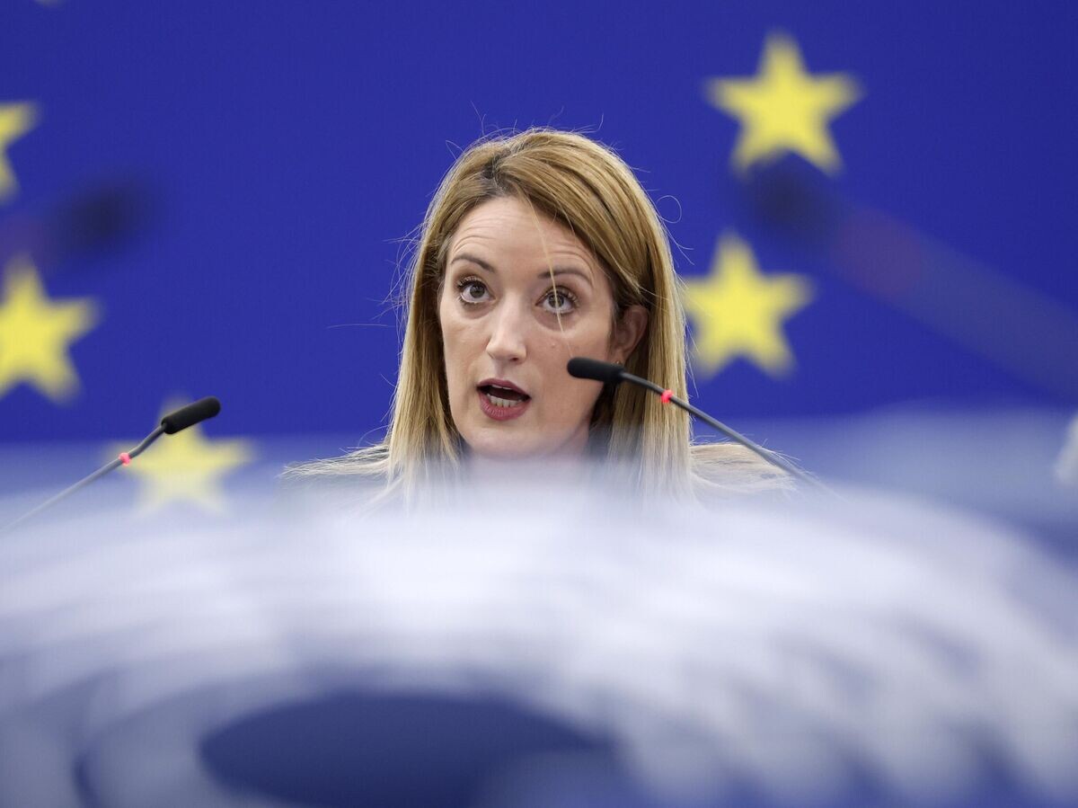    Президент Европейского парламента Роберта Метсола | © AP Photo / Jean-Francois Badias