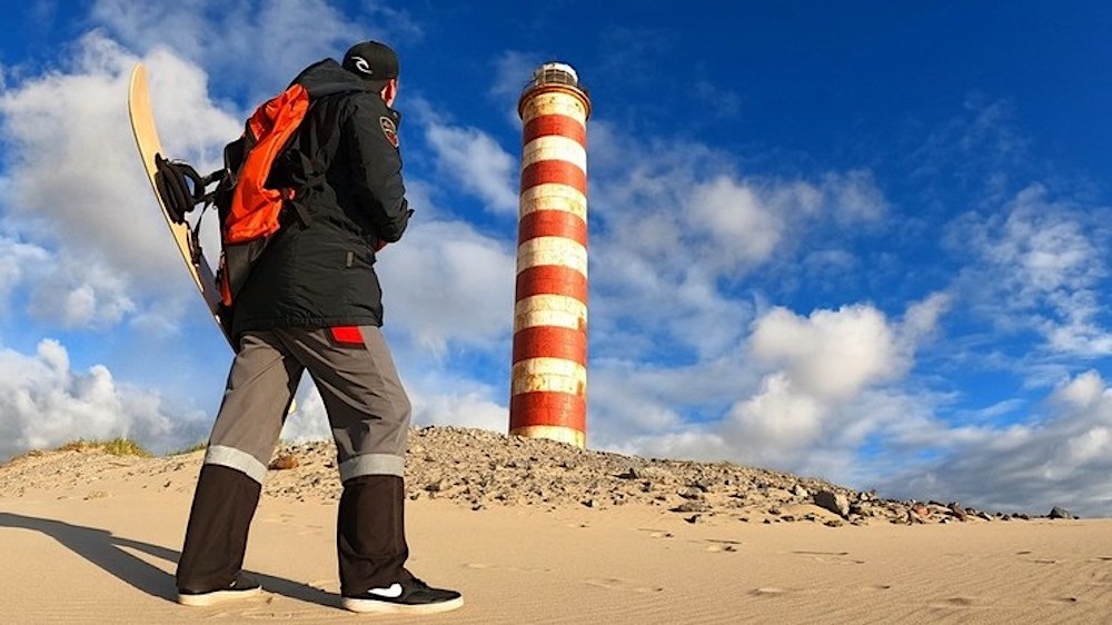 Фото: Фёдор Широкий, энтузиаст сэндбординга и экстремального туризма из Шойны