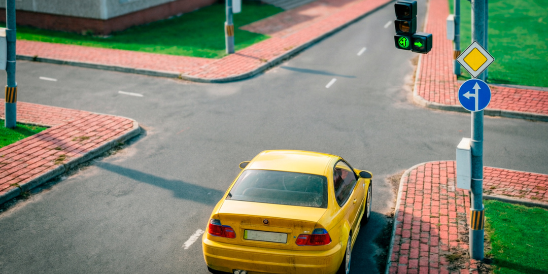 В каком направлении разрешено движение?