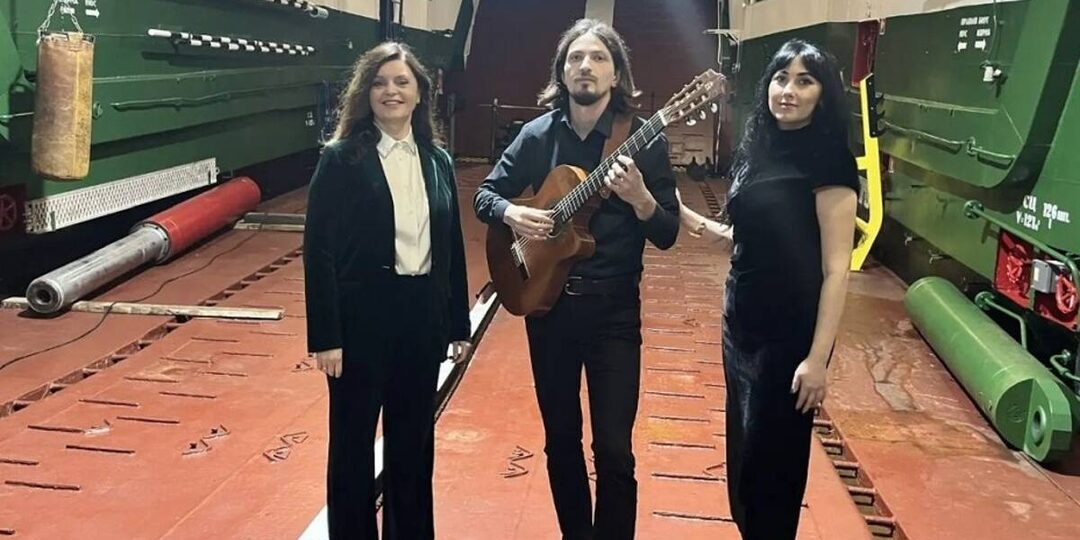 Брянские музыканты дали концерт в трюме боевого корабля в Новороссийске