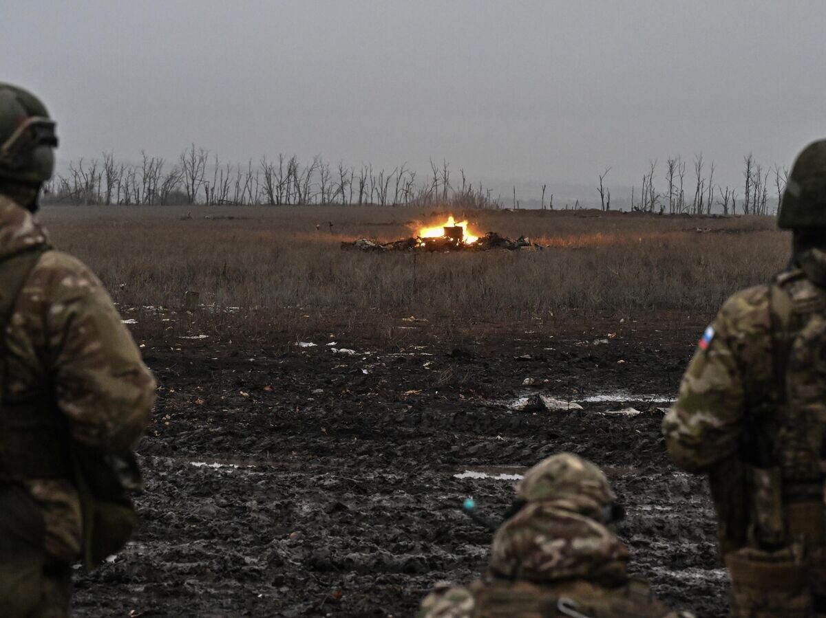    Боевое слаживание штурмовиков и расчетов БПЛА группировки "Запад" на Краснолиманском направлении© РИА Новости . Станислав Красильников