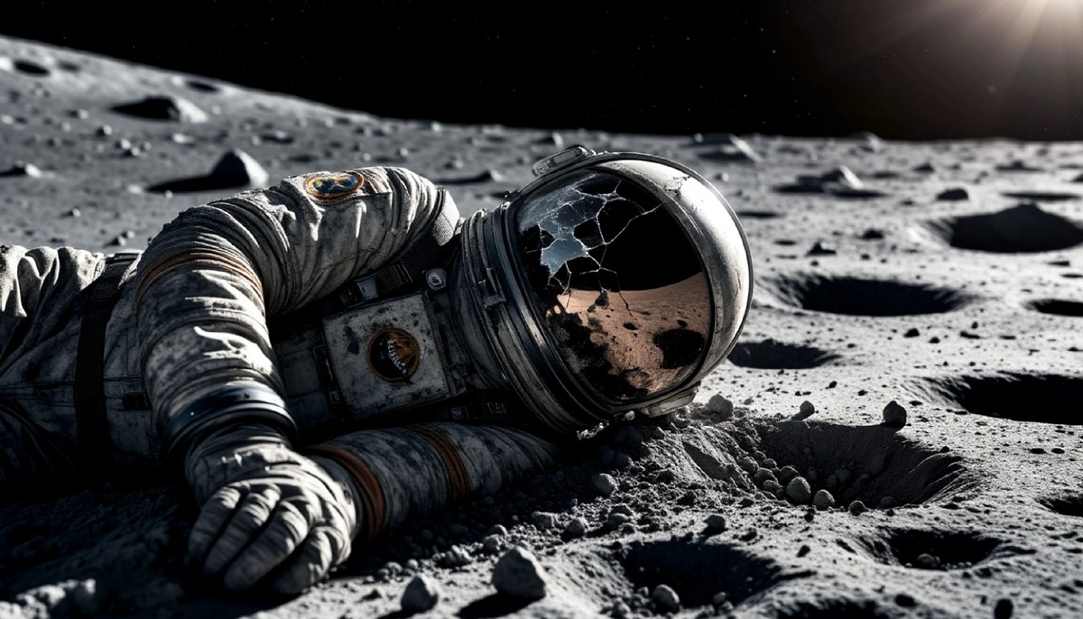 Странная находка на Луне.