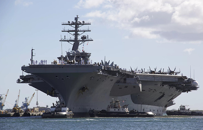 Авианосец типа Нимиц./ Фото: wikipedia.org
