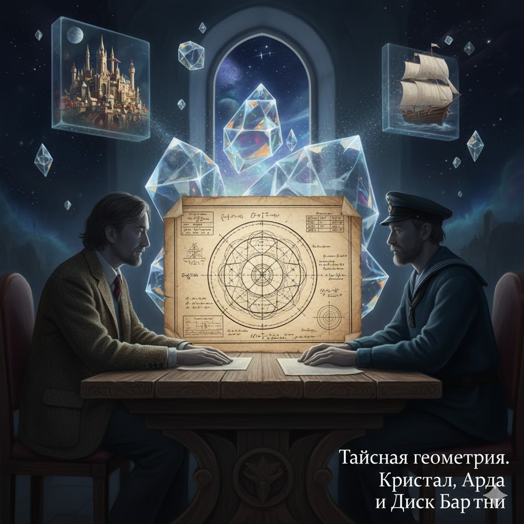 "Тайная геометрия", иллюстрация создана сетью Джемини