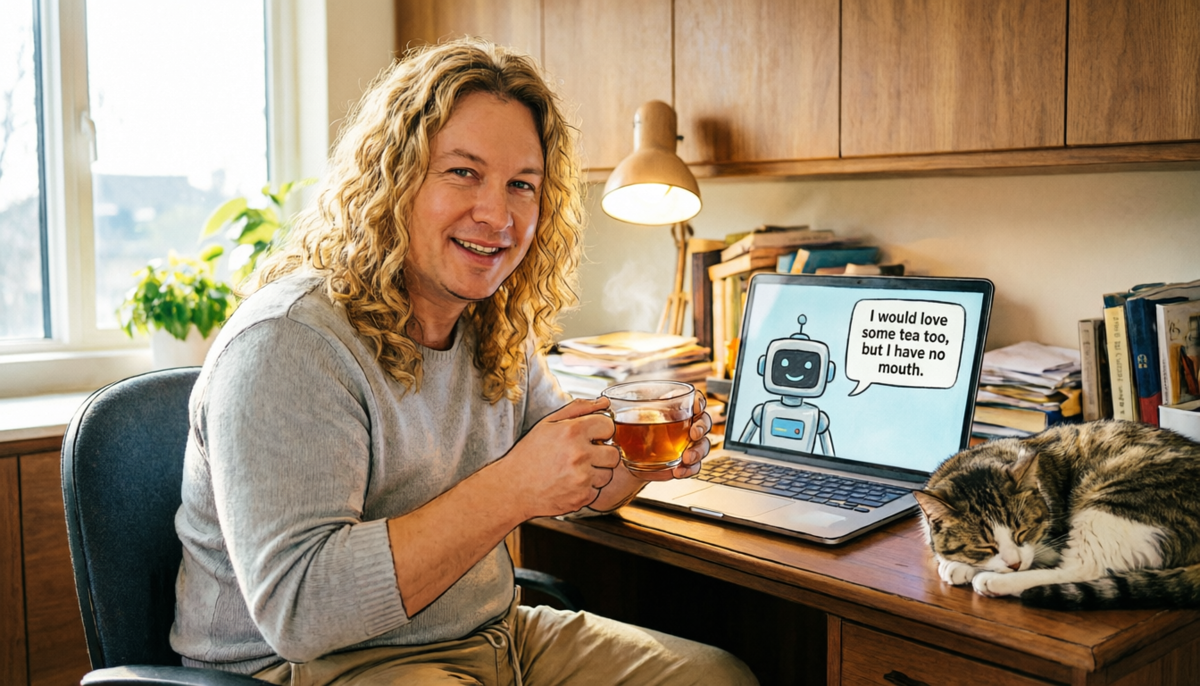 ПОЧЕМУ ИИ НЕ ЗАМЕНИТ ТЕБЯ, НО МОЖЕТ НАЛИТЬ ЧАЙ