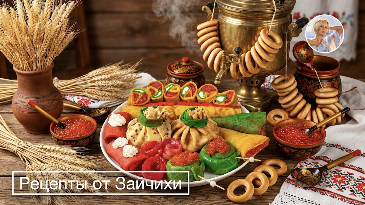 Рецепт разноцветных блинчиков