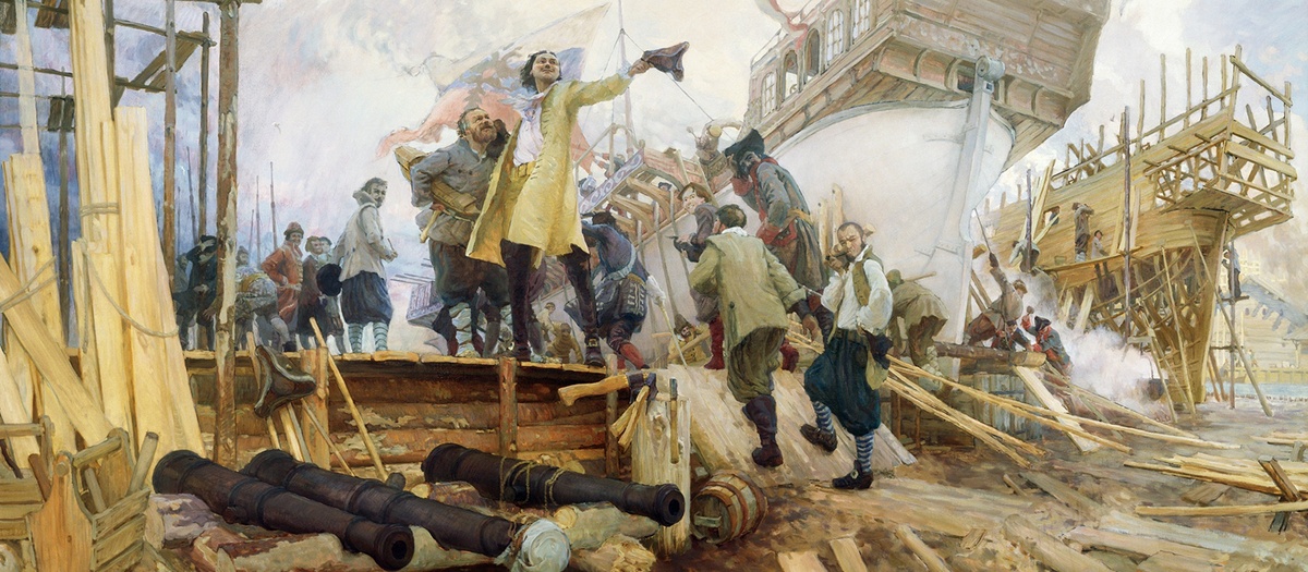 На верфях Воронежа. © wikipedia.org