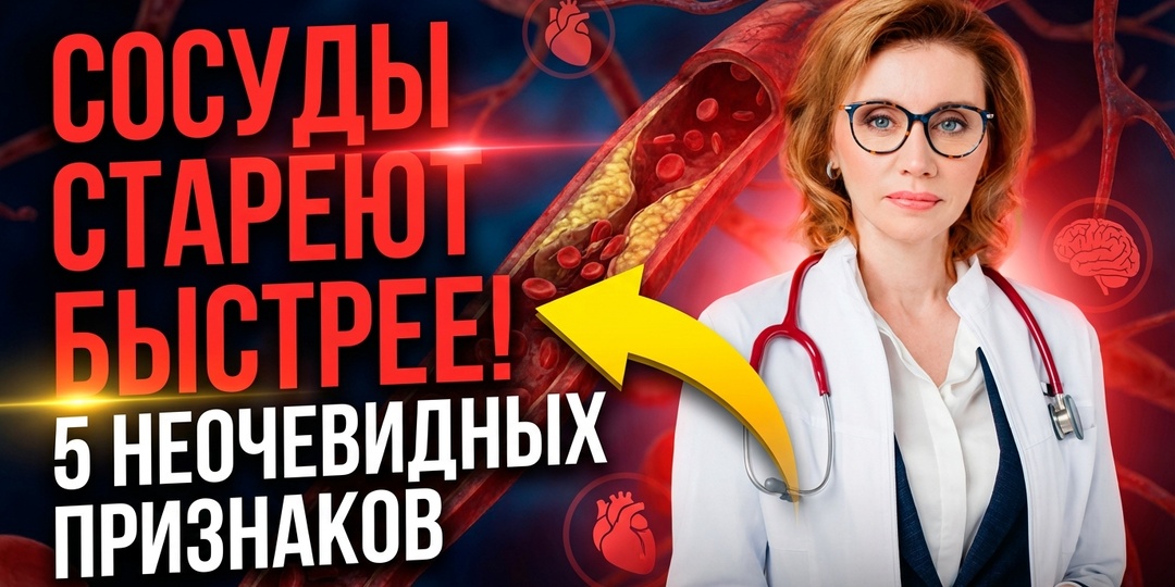 7 признаков, что сосуды шеи после 50 становятся уже