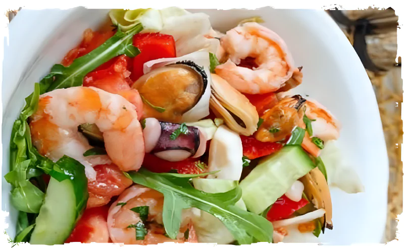 салата «Раковая поляна»