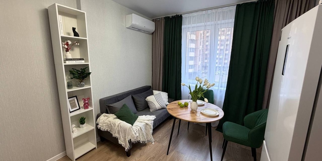 Меблировка однокомнатной квартиры в ЖК «Лучший» под сдачу - проект под ключ