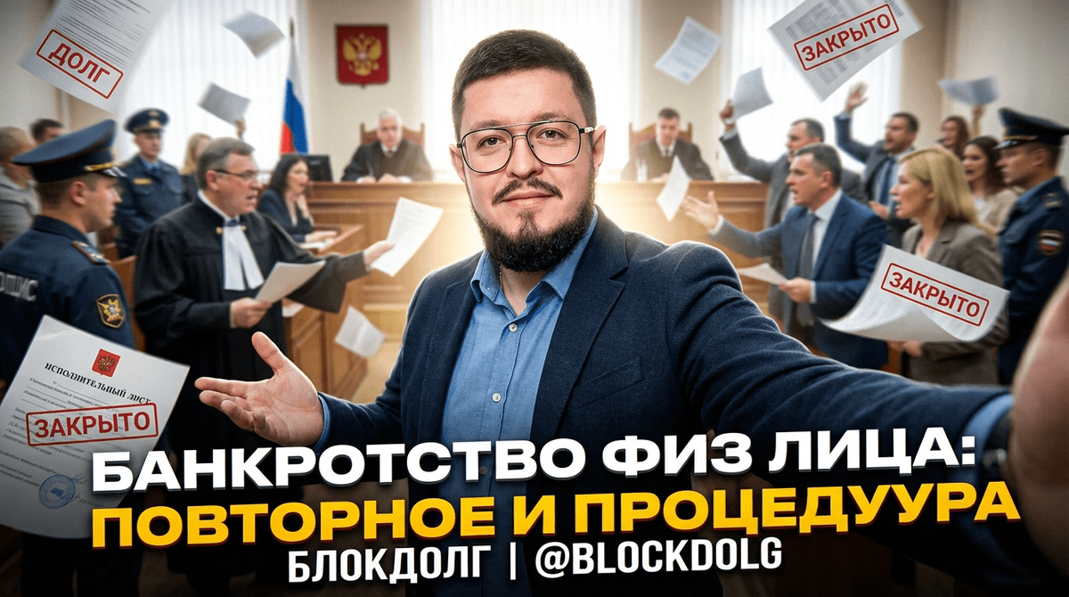    Процедура повторного банкротства для физических лиц Максим