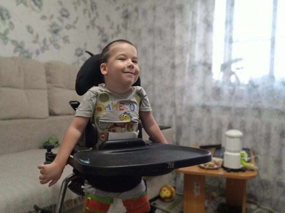    Сережа Сергеев, пациент со СМА. Источник: Екатерина Гаськова
